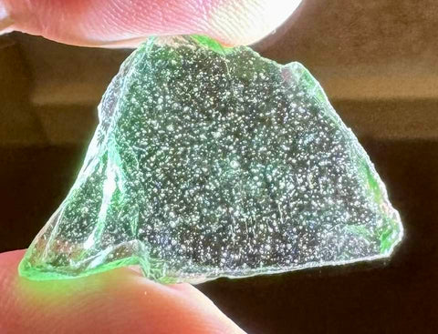 Electric Green Andara Crystal