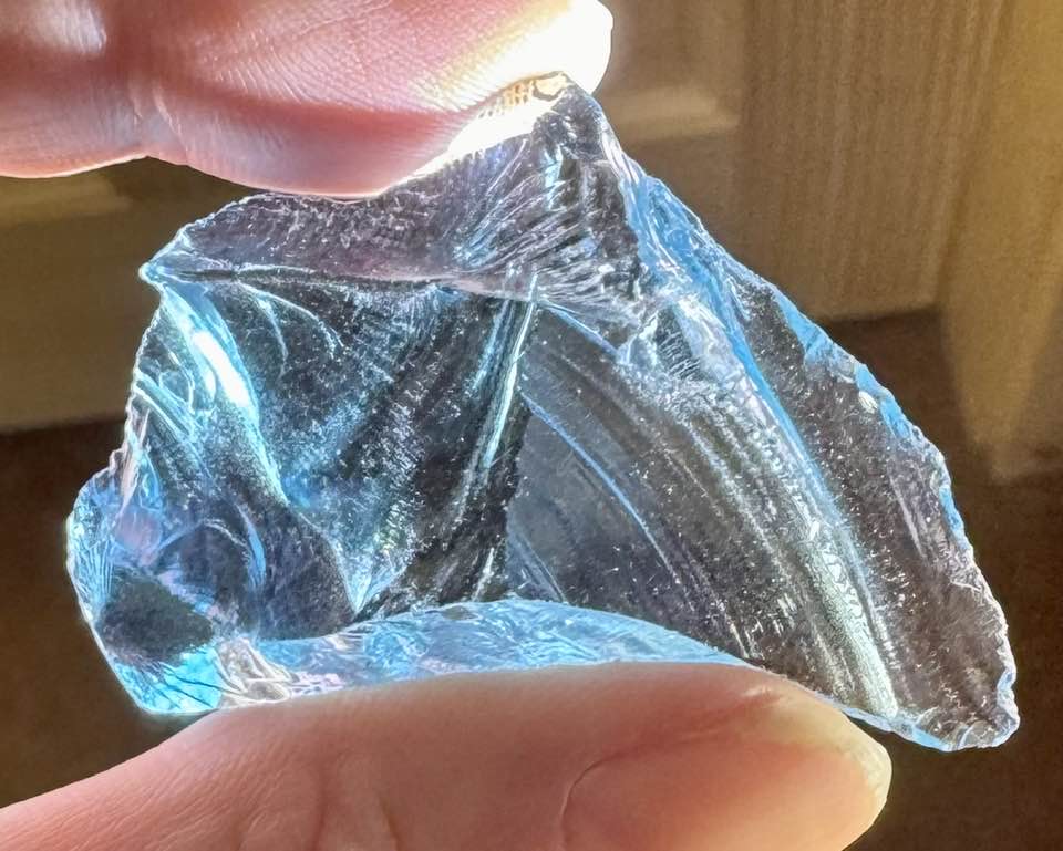 Electric Blue Authentic Andara Crystal