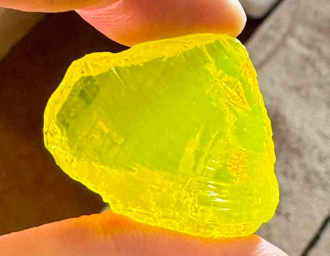 Electric Yellow Andara Crystal