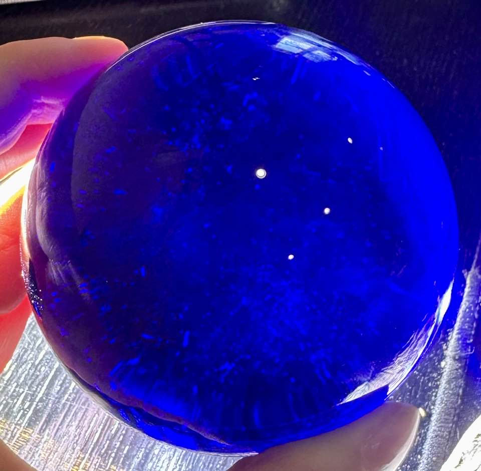 Tanzanite Fire Authentic Andara Crystal Sphere