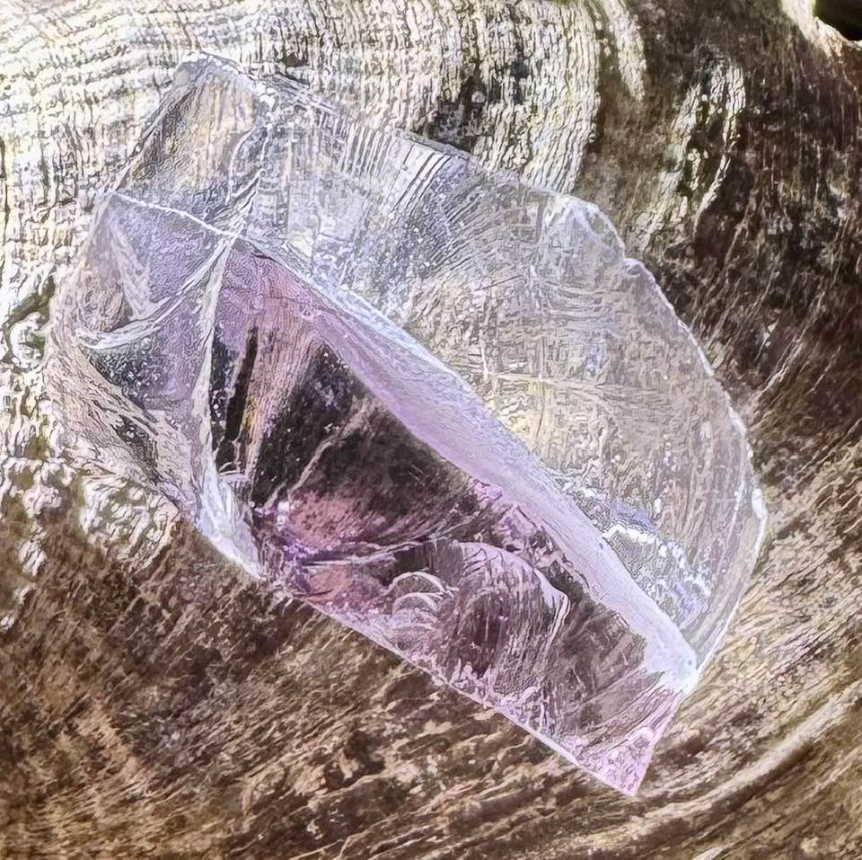 Heart of the Violet Flame Authentic Andara Crystal