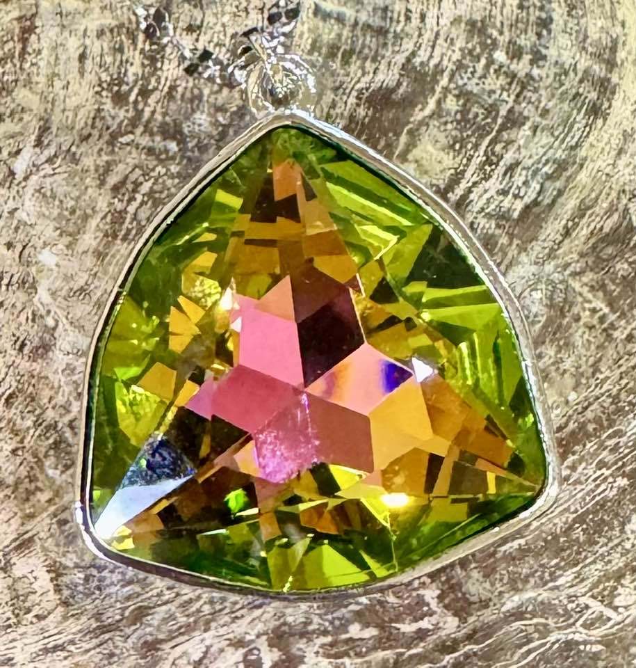 Womb of Creation Andara Crystal Pendant