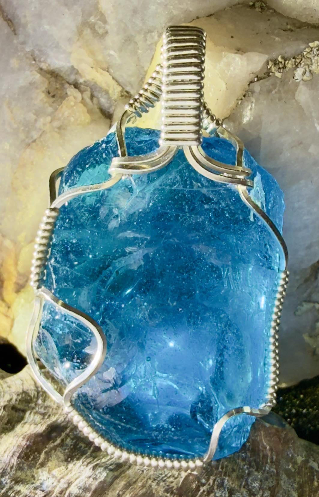 Lemurian LOVE Authentic Andara Crystal Pendant