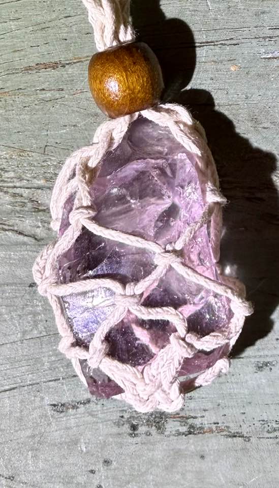 Order of the Rose Authentic Andara Crystal Macrame Necklace