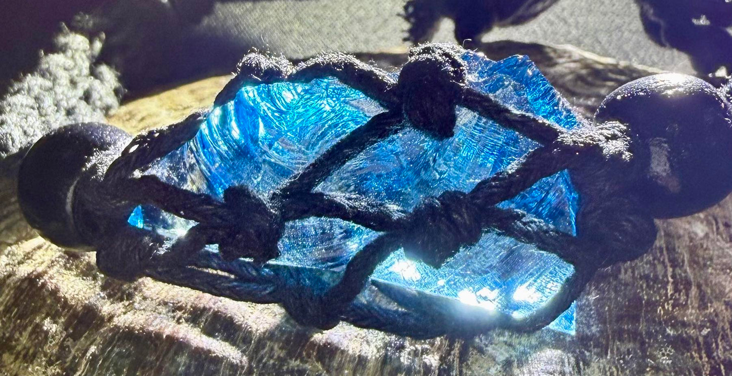 Zenith Flame Authentic Andara Crystal Macrame Bracelet