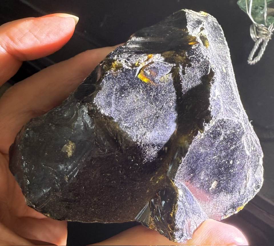 Shaman brown Authentic Andara Crystal TEMPLE PIECE