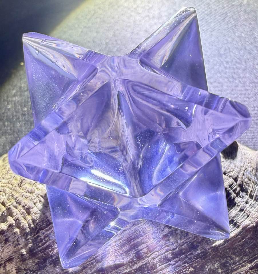 Sovereign Violet Amethyst Authentic Andara Crystal Merkaba