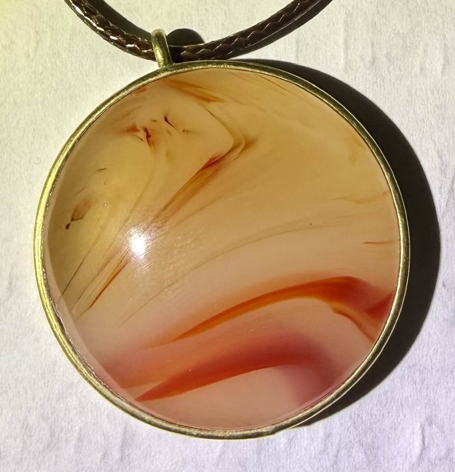 Heart of the Warrior Authentic Andara Crystal Pendent