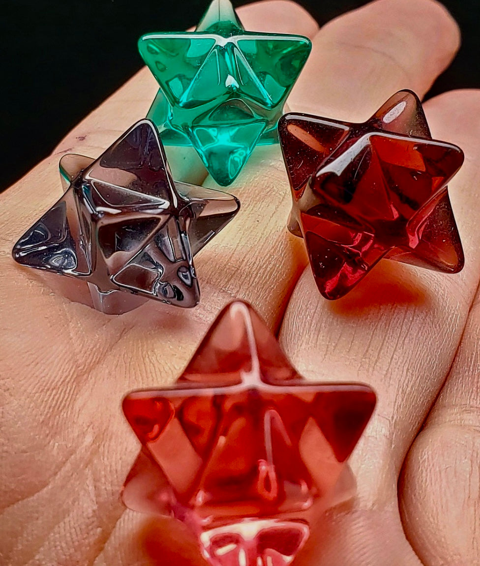 7 piece Merkaba Authentic Andara Crystal set