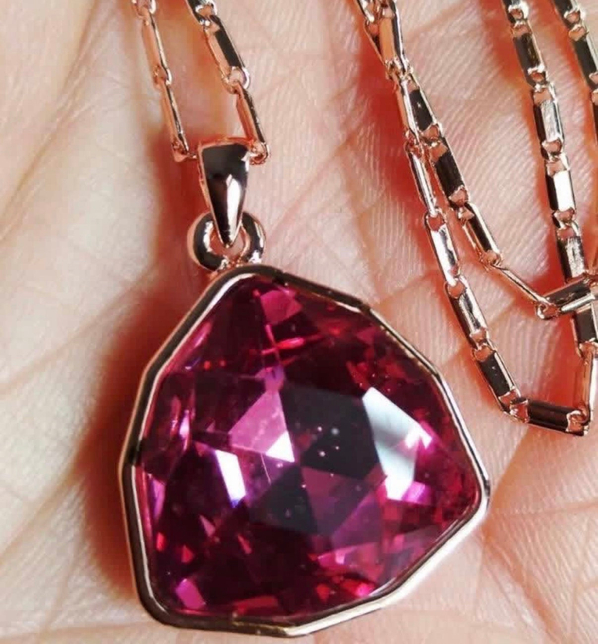 Seraphea Rosea Lux Authentic Andara Crystal Pendant