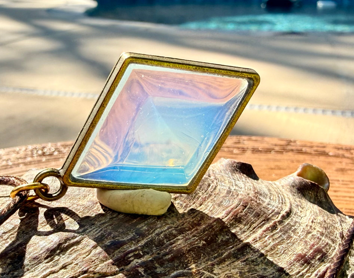 Luminous Heart Authentic Andara Crystal Pendant