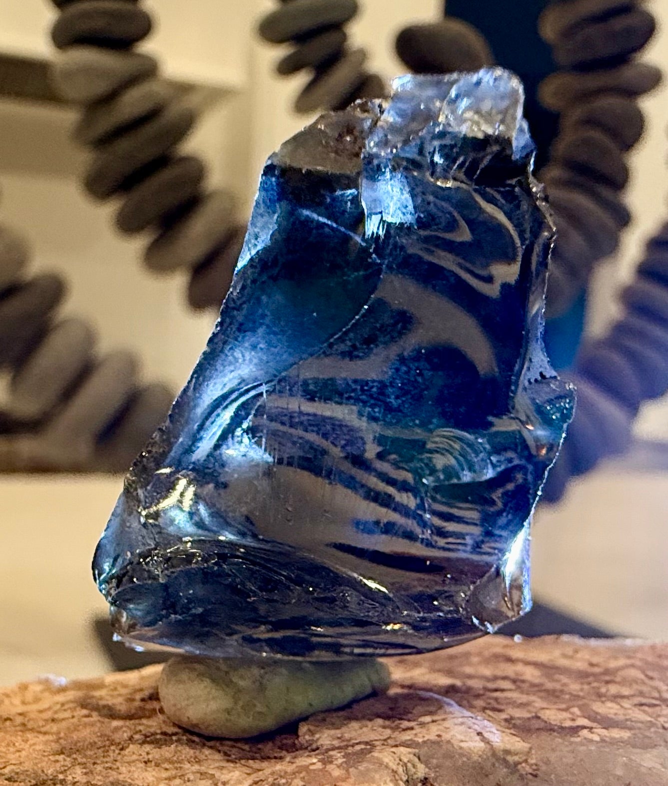 Translucent Black Authentic Andara Crystal