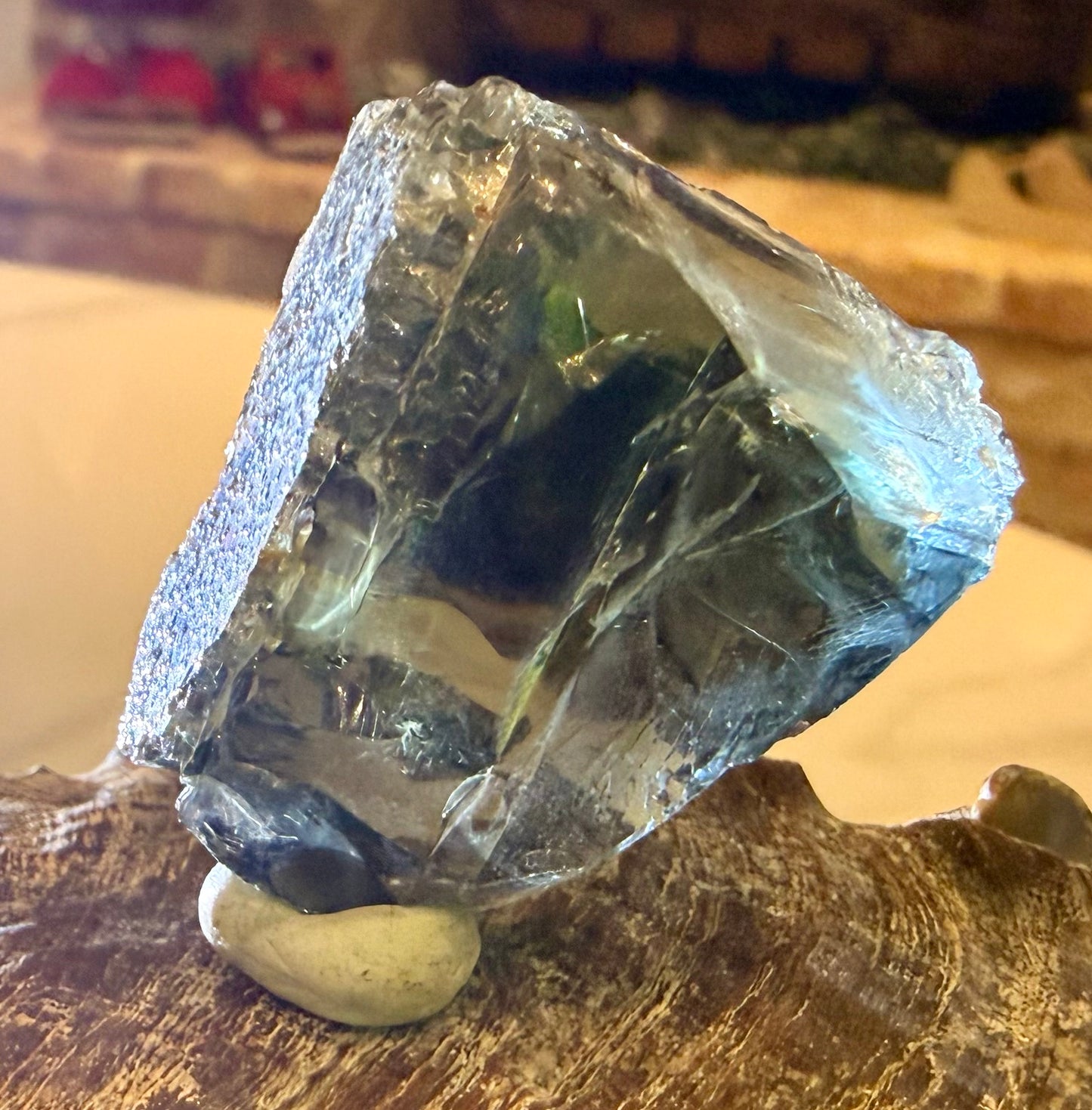 Translucent Black Authentic Andara Crystal