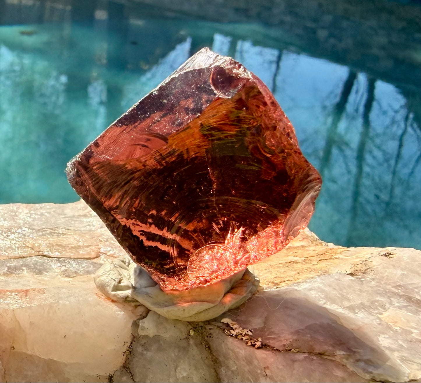 Shamans Heart- Color Morphing Authentic Andara Crystal 56g