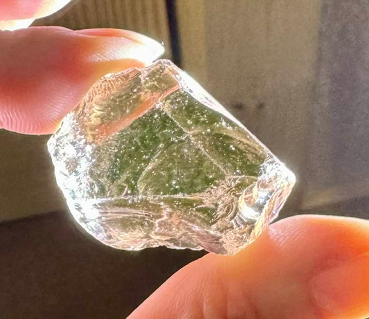 Peach/Pink Authentic Andara Crystal