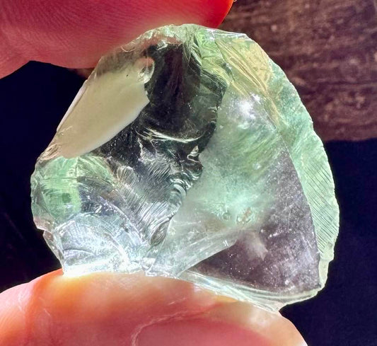 Ethereal Heart Shaman Swirl Authentic Andara Crystal