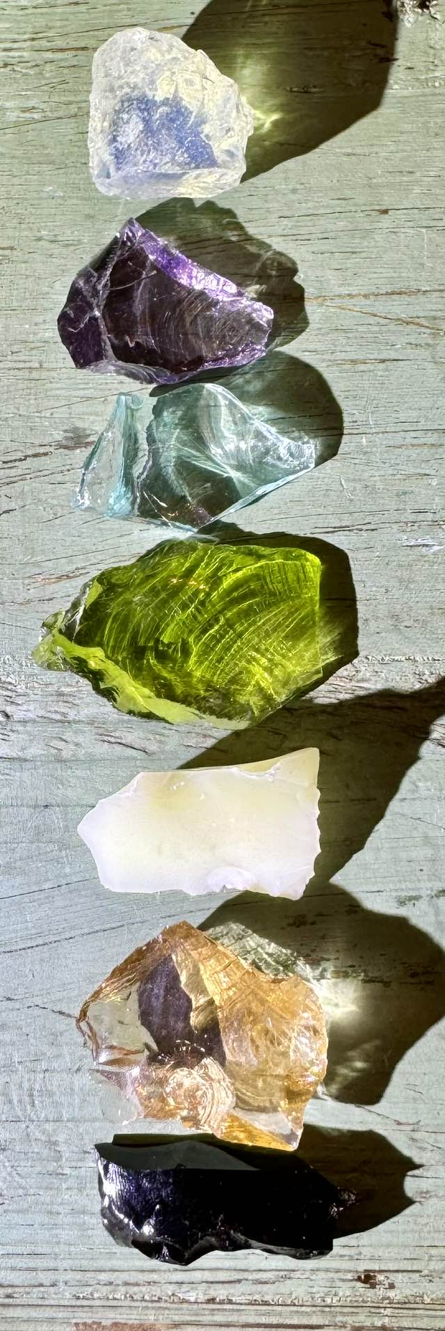 7 Piece Authentic Andara Crystal Chakra Healing Set