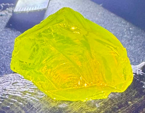 Electric Yellow Andara Crystal