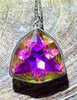 Heart of the Violet Flame Andara Crystal Pendant