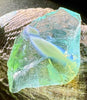 Electric Green Bi-color Andara Crystal