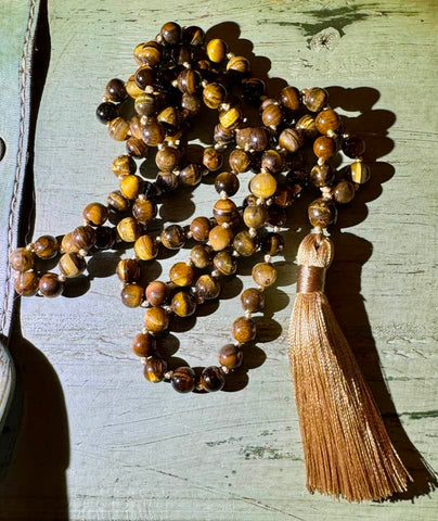 Tigers Eye Mala Bead