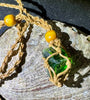 Heart of Raphael Andara Crystal Macrame Necklace