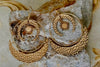 Hammered Sun & Moon Handmade Earrings