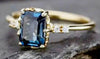 Elohim Andara Crystal Ring with Akasha Accents