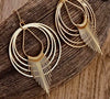 Gold Dangle Handmade Fashion Earrings