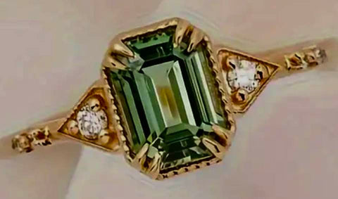 Heart of Stillness Authentic Andara Crystal Ring