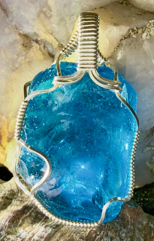 Lemurian LOVE Authentic Andara Crystal Pendant