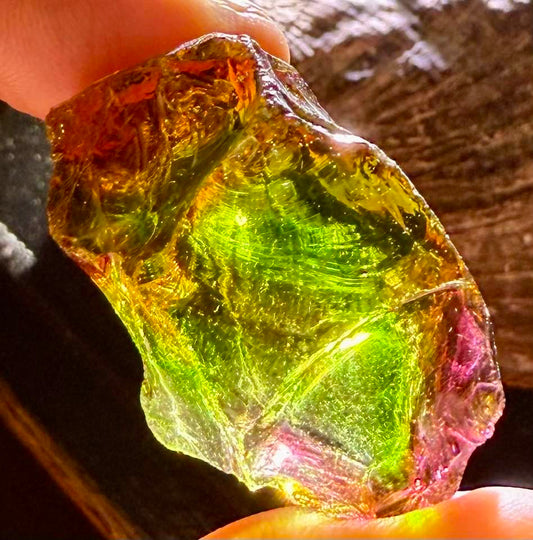 Rainbow Heart Authentic Andara Crystal-Master Andara