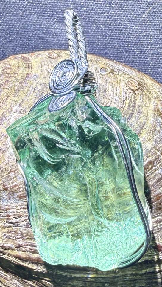 Ethereal Heart Authentic Andara Crystal Pendant