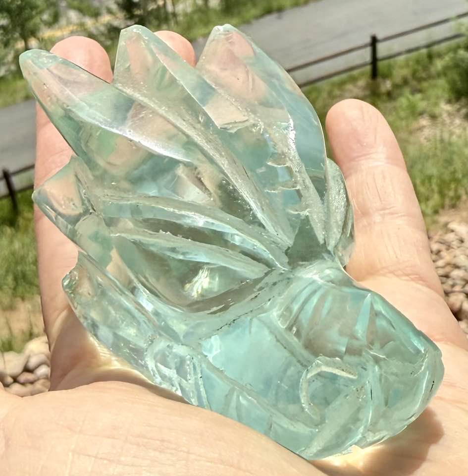 Celestial Angel Heart DRAGON Authentic Andara Crystal