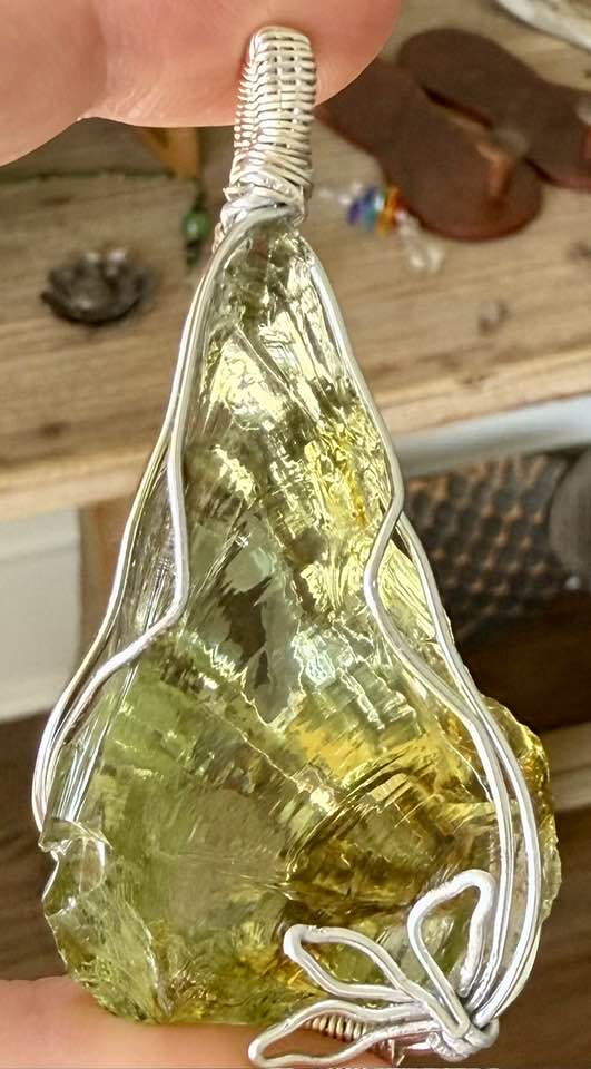 King of Solomon Authentic Andara Crystal Pendant