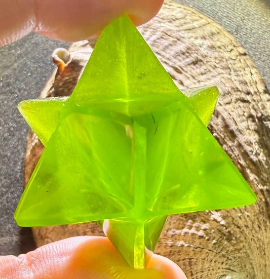 Heart of Stillness Authentic Andara Crystal Merkaba