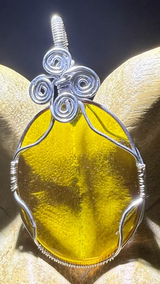 Galactic Sun Authentic Andara Crystal Pendant