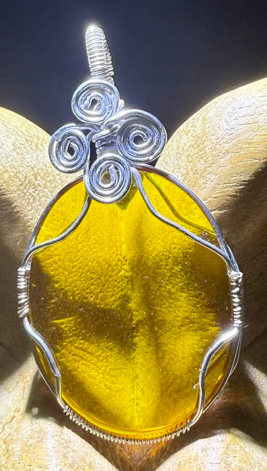 Galactic Sun Authentic Andara Crystal Pendant