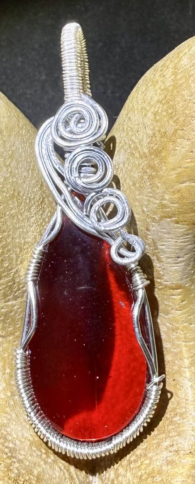 Primordial fire Authentic Andara Crystal Pendant