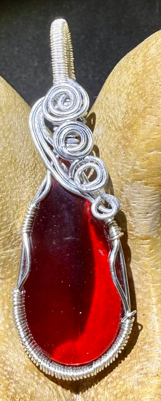 Primordial fire Authentic Andara Crystal Pendant