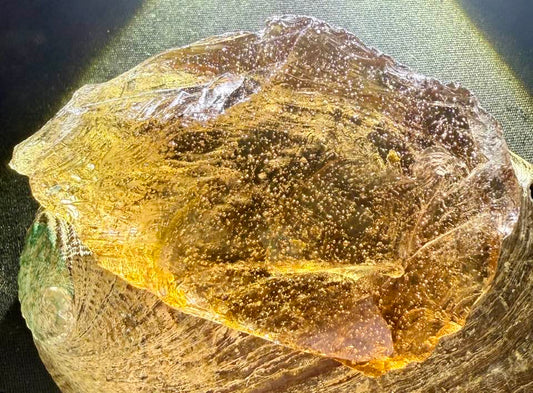 Lemurian Etherium Gold SEAFOAM ELDER Authentic Andara Crystal