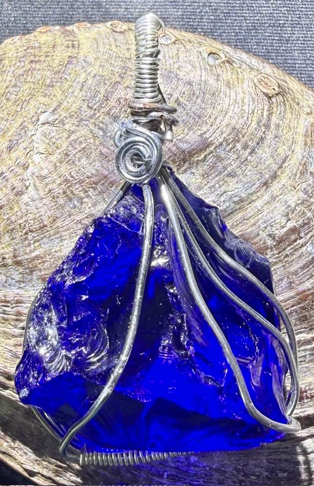 Tanzanite Fire Authentic Andara Crystal Pendant