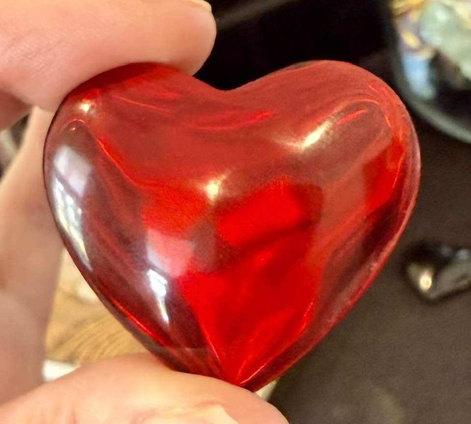 Divine Heart Flame Authentic Andara Crystal