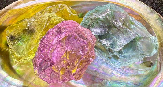 Threefold Flame Authentic Andara Crystal Trinity Set