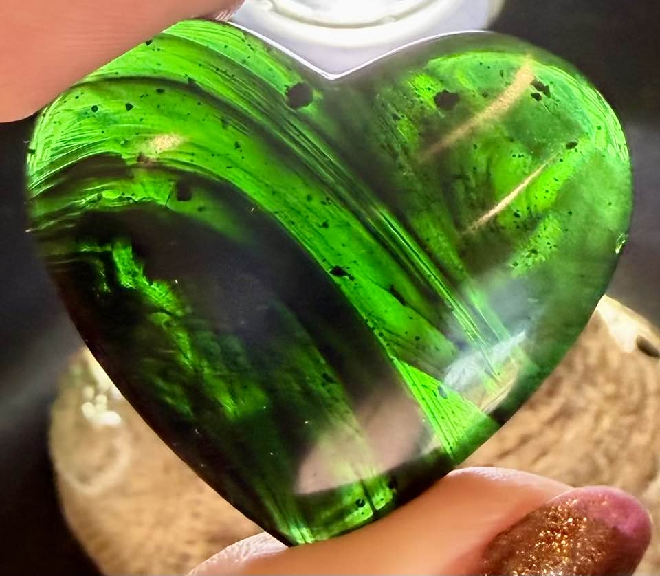 Heart of Isis Authentic Andara Crystal HEART