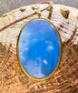 Blue Shaman Swirl Authentic Andara Crystal Pendant