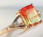 Primordial fire Authentic Andara Crystal Ring