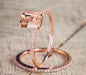 Celestial Angel Aura Peach Authentic Andara Crystal Ring size 7