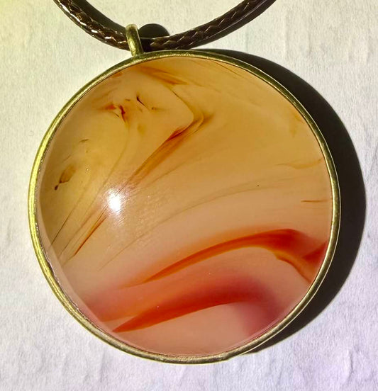 Heart of the Warrior Authentic Andara Crystal Pendent