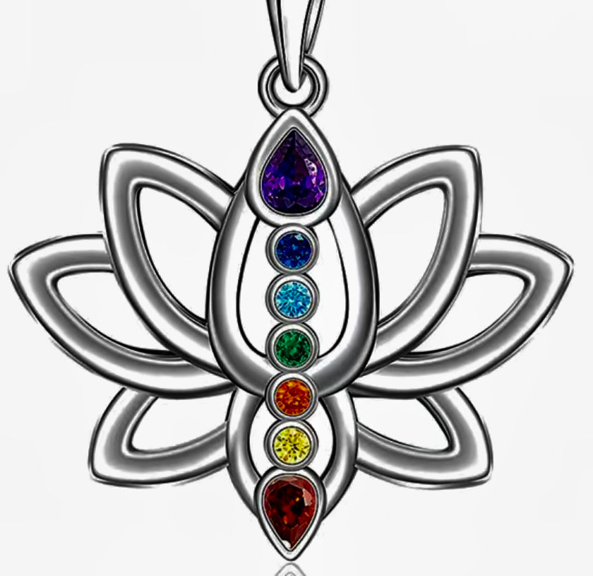 Lotus Flower Chakra Pendant
